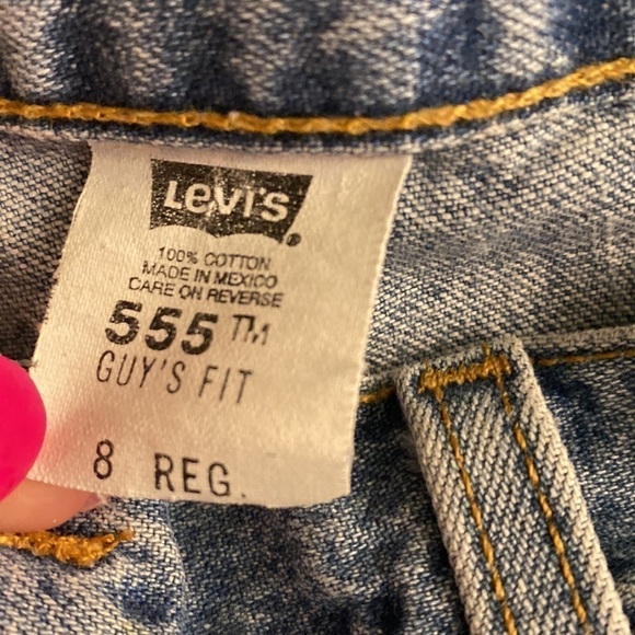 Hand painted Levi’s 555 - Picture 5 of 5